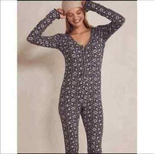 Free People Intimates Home Alone Long Johns